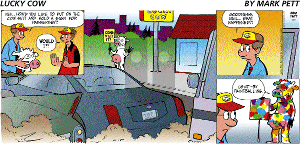 Lucky Cow on Sunday May 25, 2025 Comic Strip
