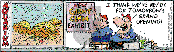 Frank and Ernest on Wednesday February 13, 2013 Comic Strip