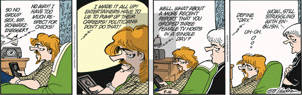 Doonesbury on Tuesday September 16, 2003 Comic Strip