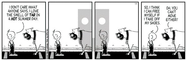 Cow and Boy Classics - Wednesday July 11, 2007 Comic Strip