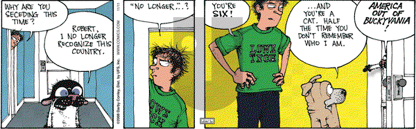 Get Fuzzy on Tuesday November 11, 2008 Comic Strip