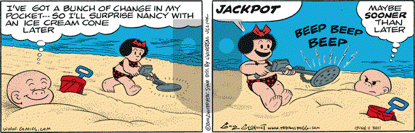 Nancy - Saturday June 11, 2011 Comic Strip