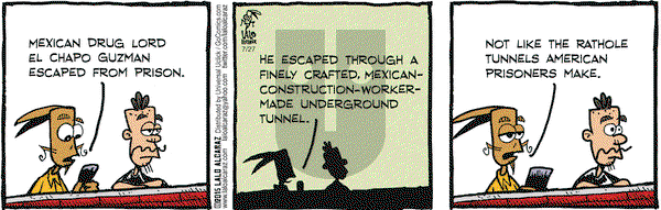 La Cucaracha on Monday July 27, 2015 Comic Strip