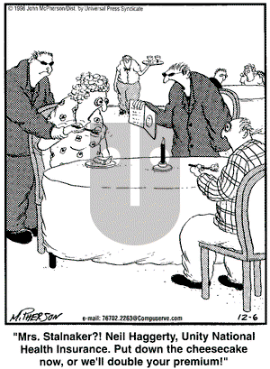 Close to Home on Friday December 6, 1996 Comic Strip