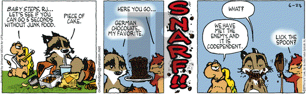 Over the Hedge on Thursday June 23, 2011 Comic Strip