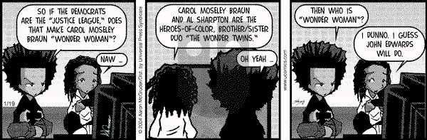 The Boondocks on Monday August 22, 2011 Comic Strip