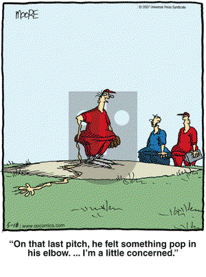 In the Bleachers on Friday May 18, 2007 Comic Strip