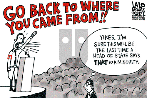 Lalo Alcaraz on Thursday July 18, 2019 Comic Strip
