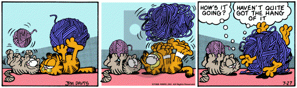 Garfield on Thursday July 27, 1989 Comic Strip