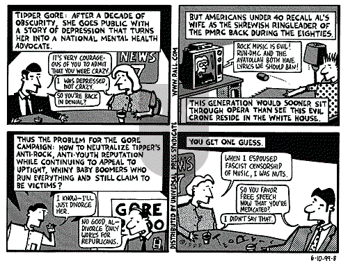 Ted Rall on Saturday June 12, 1999 Comic Strip