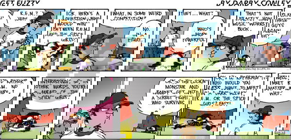 Get Fuzzy on Sunday December 12, 2010 Comic Strip