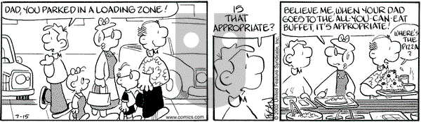 Drabble on Wednesday October 9, 2002 Comic Strip