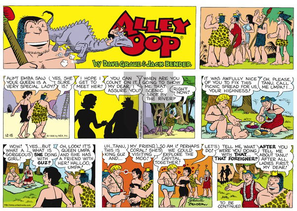 Alley Oop on Sunday December 15, 1996 Comic Strip