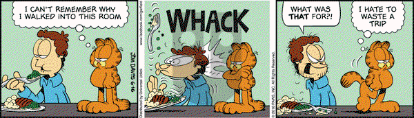 Garfield on Thursday June 16, 2016 Comic Strip
