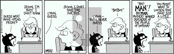 FoxTrot on Monday June 19, 1989 Comic Strip