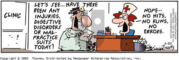 Frank and Ernest - Tuesday May 20, 2003 Comic Strip