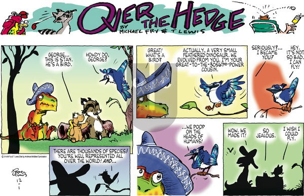 Over the Hedge on Sunday December 1, 2019 Comic Strip