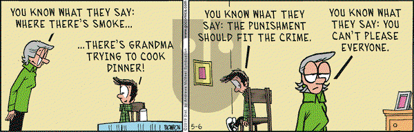 Grand Avenue on Wednesday May 6, 2020 Comic Strip