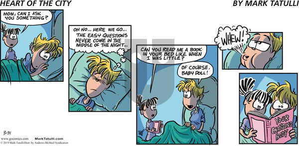 Heart of the City on Sunday March 31, 2019 Comic Strip