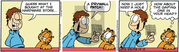 Garfield on Friday October 2, 2009 Comic Strip