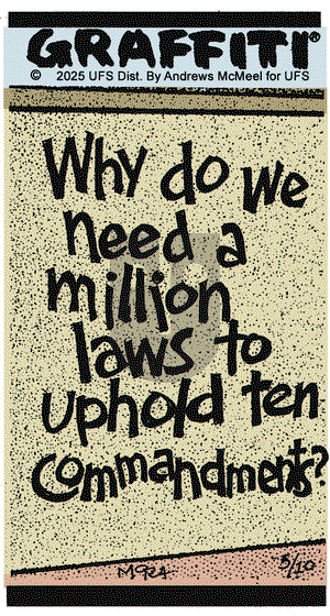 Graffiti - Saturday May 10, 2025 Comic Strip
