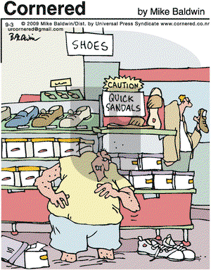 Cornered on Thursday September 3, 2009 Comic Strip