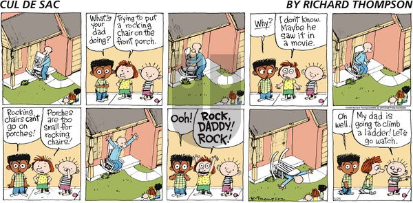 Cul de Sac on Sunday May 25, 2008 Comic Strip