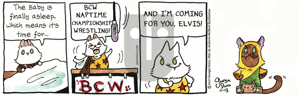Breaking Cat News on Monday November 13, 2017 Comic Strip