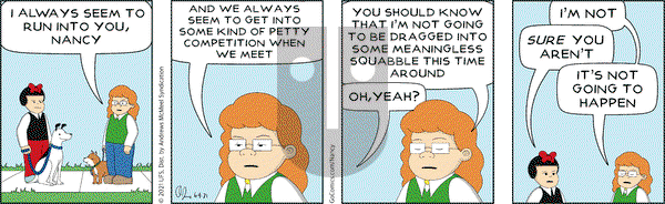 Nancy on Friday June 4, 2021 Comic Strip