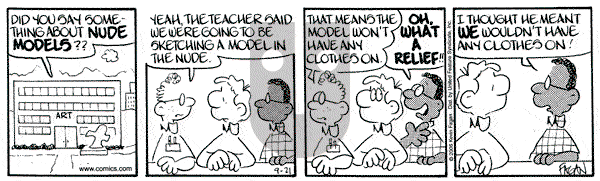 Drabble on Thursday September 21, 2006 Comic Strip