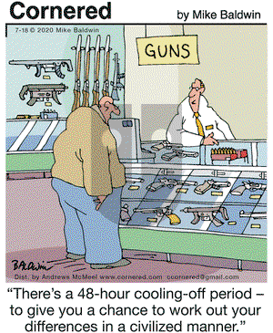 Cornered on Saturday July 18, 2020 Comic Strip