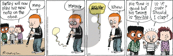 Cul de Sac on Friday February 2, 2018 Comic Strip