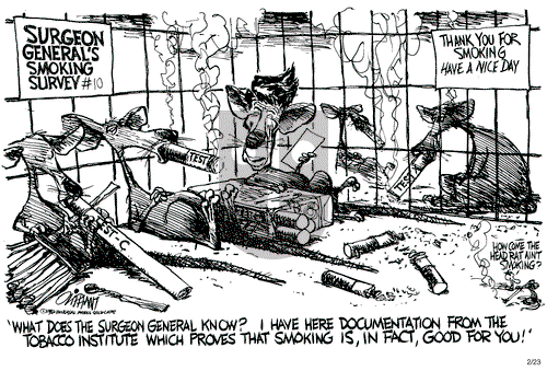 Pat Oliphant on Tuesday February 23, 1982 Comic Strip