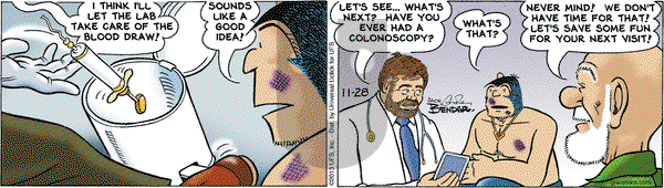 Alley Oop on Thursday November 28, 2013 Comic Strip