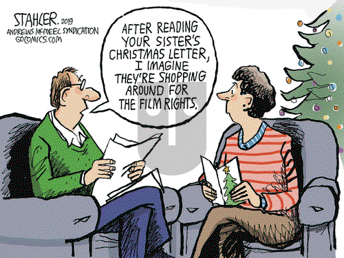 Jeff Stahler on Tuesday December 24, 2019 Comic Strip