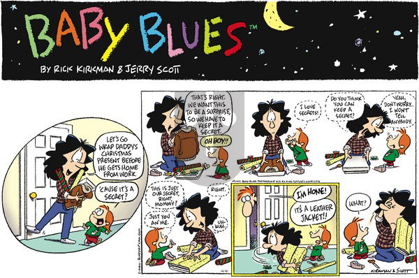 Baby Blues on Sunday December 21, 1997 Comic Strip