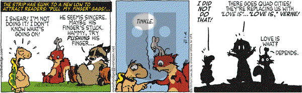 Over the Hedge on Thursday April 12, 2012 Comic Strip