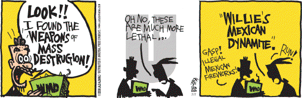 La Cucaracha on Friday July 7, 2006 Comic Strip