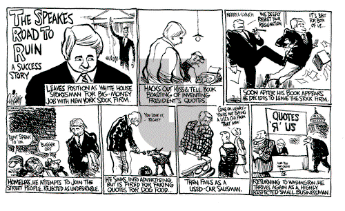 Pat Oliphant on Friday April 22, 1988 Comic Strip