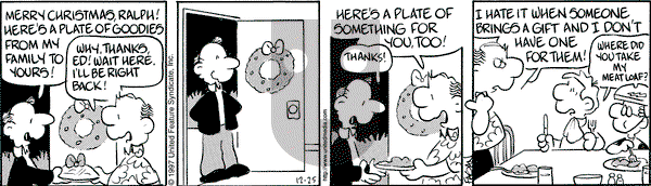Drabble on Thursday December 25, 1997 Comic Strip