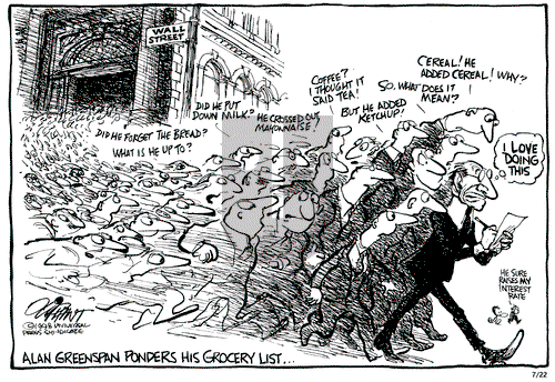 Pat Oliphant on Thursday October 1, 1998 Comic Strip