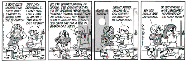 Doonesbury - Tuesday October 24, 1978 Comic Strip