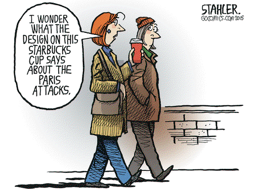 Jeff Stahler on Tuesday November 17, 2015 Comic Strip
