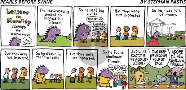 Pearls Before Swine on Sunday March 15, 2015 Comic Strip