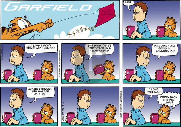 Garfield on Sunday March 6, 2011 Comic Strip