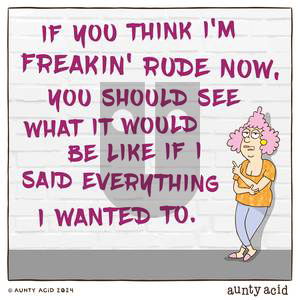 Aunty Acid - Tuesday September 10, 2024 Comic Strip