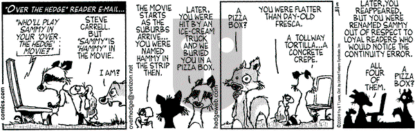 Over the Hedge on Saturday May 14, 2005 Comic Strip