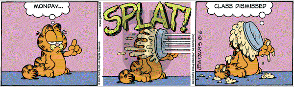 Garfield - Monday August 6, 2007 Comic Strip