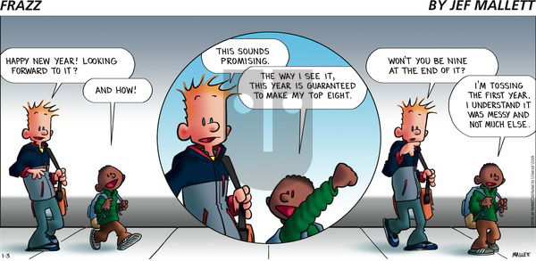 Frazz on Sunday January 3, 2016 Comic Strip