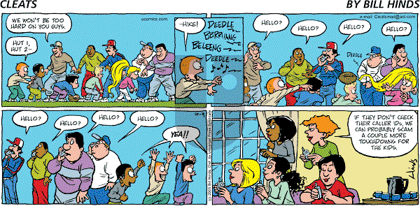 Cleats - Sunday October 9, 2005 Comic Strip